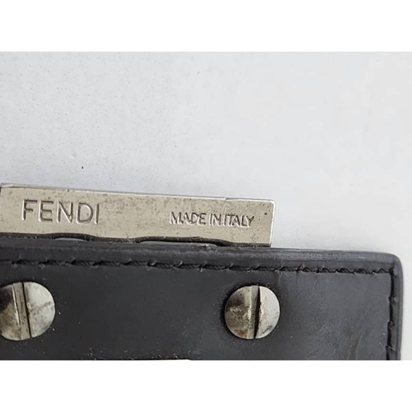 Authentic FENDI Vintage Zucca Mamma Baguette Shoulder Bag Brown - Picture 6 of 16